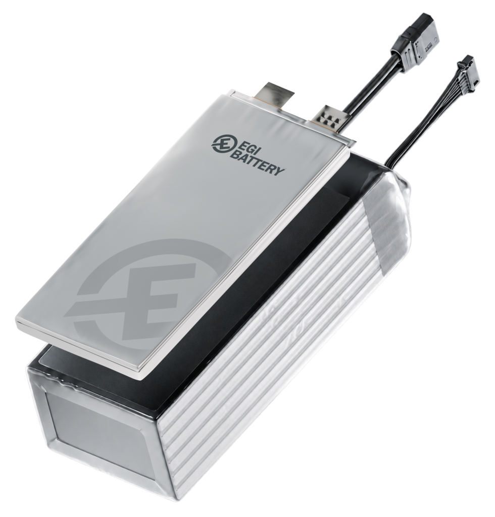 EGI cell on top of a pack built from 9.4 Ah cells